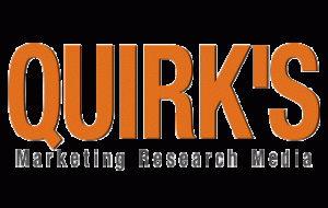 QUIRK'S Marketing Research Media logo featuring large orange letters.